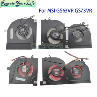Laptop CPU Fan พัดลมระบายความร้อน CPU GPU สำหรับแล็ปท็อป MSI Gs63 Gs73 VR Ms-17B2 17B1 Ms-16K2 16K3 