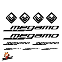 Bicycle frame stickers road bike mountain bike MTB Track bike TT bike cycle decal reflective stickers for Megamo stickers