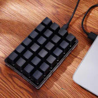 24keys Mini Keyboard OSU Gaming Keyboard Macro Custom Programmable Keyboard Keypad For Photoshop Mechanical Keyboard Red Switch