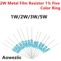 210pcs/set 21 Kinds 2W Metal Film Resistor Pack 1% 10K-91K Assorted Kit 12K 18K 24K 27K 30K 39K 43K 56K 68K 75K 82KResistors