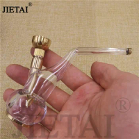 Mini Hookah Tobacco Smoking Pipes Gift Creative Metal Cigarette Holder Brass Acrylic Water Pipe Filter