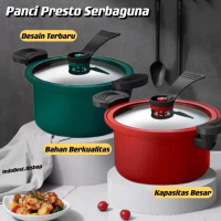 Panci Presto 3.5L 24cm Bahan Teflon Anti Lengket Totipotent Pot Pressure Cooker⭐ IndoBest.Olshop ⭐