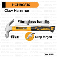 Claw Hammer (16 oz) INGCO HCH80816 - Palu Kambing Martil Besi 450 Gram