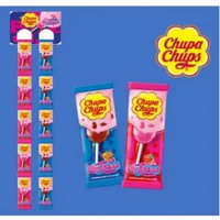 CHUPA CHUPS LOLLIPOP Gum Filled [1 RENTENG Isi 12 x 12g] - Lolipop Isi Permen Karet Big Babol Camila