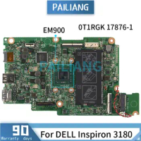 17876-1 For DELL Inspiron 3180 EM900 Laptop Motherboard 17876-1 CN-0T1RGK 0T1RGK DDR4 Notebook Mainboard Tested OK
