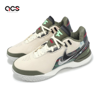 Nike 籃球鞋 ZM LeBron NXXT GEN AMPD FaZe EP 男鞋 聯名 米白 綠 電競 HF0716-200