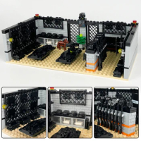 Arsenal Prison Police Special Forces Gangster Soldiers Military Machine Guns SWAT Building Blocks Jeeps Car Army Weapons Toys