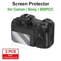 Tempered Glass Screen Protector for Canon EOS R3 R5 C BMPCC 6K PRO Sony ZV-E10 ZV-1 RX100 Alpha 7C Alpha 7S III Alpha 9 FX3