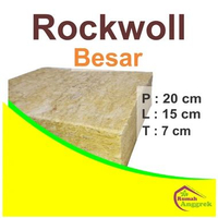 Media Tanam Rockwoll Grade B UPuper Besar 20 x 15 x 7 cm pengganti tanah tanaman anggrek hias bulan 