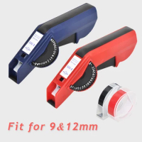 Original Motex E5500 E-505 Manual Label Maker e-5500 Fit For 9/12mm DYMO 3D Embossed Tape Can Replace 1610 12965 1880