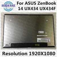 14-inch Original display for ASUS ZenBook 14 UX434 UX434F LCD screen assembly 1920X1080 resolution