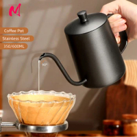 350/600ML Pour Over Coffee Kettle Gooseneck Kettle Spout Coffee Pots Drip Coffee Maker Kettle Long Narrow Stainless Steel Pour