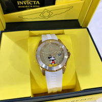 (Little bee小蜜蜂精品)INVICTA 英威塔 Disney限量聯名款  石英橡膠錶 全球限量3000支