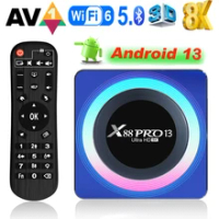 8k 2023 X88Pro Smart Android 13 TV Box RK3528 4G 64G WIFI6 2.4G&amp;5.8G Bluetooth 5.0 Set Top Box Android13.0 HDR10 Media Play NEW