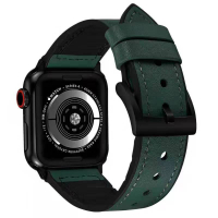 蘋果手錶錶帶 適用蘋果手錶五代apple watch serises6/5錶帶瘋馬棕紋『XY12892』