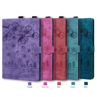 3D Sakura Flower Wallet Cover for Samsung Galaxy Tab A7 Lite Case 8'7 for Funda Galaxy Tab A7 Lite Case T220 T225 A7 Lite Cover
