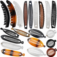 20PCS Banana Hair Clips Classic Hair Comb Banana Clips Ponytail Hair Holder for Women Girls 7 Styles