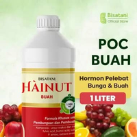 Bisatani - Hainut Buah 1L Pupuk Penyubur Tanaman Nutrisi Percepat Pembuahan Tanaman Buah Pupuk Mempe