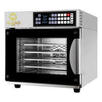 GLEAD 5 Trays Commercial Multi-function Industrial Gas Hot Air Convection Oven For Bakery