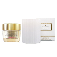 *ESTEE LAUDER 雅詩蘭黛 年輕無敵膠原霜15ml+香氛蠟燭60g(玫瑰/櫻花 任選)(正統公司貨)