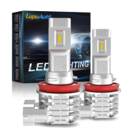 2pcs 4000LM H11 LED Fog Light Bulbs No Error H10 9006 HB4 9005 HB3 LED 12V DRL Car Daytime Running Auto Lamp 6000K White