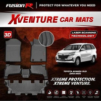 Fusion R Karpet Mobil 3D Xventure Toyota Avanza Old TPE Car Mats Custom Fit Premium Car Fullset+baga