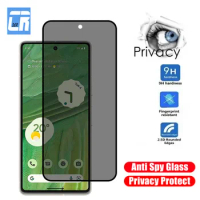 Full Cover Anti-Spy Screen Protector For Google pixel 7 6A 5A 4A 3A Privacy Tempered Glass For Pixel 6 5 4 3 2 XL Glass Film