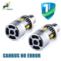 1156 Bau15s Py21w Canbus LED No Errors Turn Signal Light With Fan 7035 3D Chips Led Bulb No Hyper Flash Led Lamp For Car 2PCS