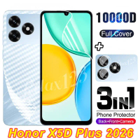 For Honor X5D Plus 4G 3in1 Front Back Lens Hydrogel Film For HONOR X5D X5C HonorX5d Plus Honor X 5 D