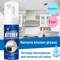 Kitchen Foam Cleaner Grease Cleaner Multifunctional Household Kitchen Strong Heavy Dirt Cleaning Agent Cleaning Foam Spray Wash