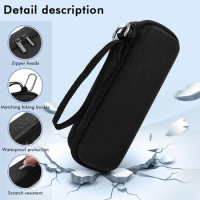 Carrying Case Waterproof Portable Storage Bag EVA Shockproof with Hand Rope & Carabiner for Anker Pr