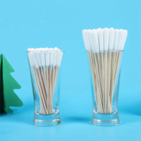 {DLGIFJIE} 50-200Pcs Pet Ear Cleaner Cotton Buds Animal Ear Cleaner Big Cotton Swab Sticks Cotton Bu