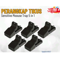 5 Pcs Perangkap Tikus Sensitive Mouse Trap Jebakan Penjepit Tikus Pembasmi Hama Bahan Plastik ABS Gr