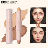 ปากกาเน้นข้อความแต่งหน้า สองหัว คอนซีลเลอร์หน้า V คอนทัวร์ บรอนเซอร์ ปากกาเน้นข้อความ เครื่องสำอาง 3