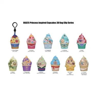 BNS Series Monogram 3D Charm Bag Clip Disney Princess Cupcakes Scented Series 70