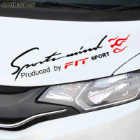 Car Stickers Front Headlight Eyebrow Sticker Head Hood Cover Creative Decal Decorative stickers For Honda FIT/Jazz GK5 3rd GEN