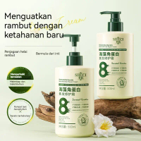 Luxurious Seaweed Keratin Hair Cream for Repairing Damaged Hair, Moisturizing and Smoothing Hair Mas