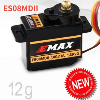1-4pcs EMAX ES08MDII ES08MD II Metal GEAR Digital Servo Up Sg90 ES08A ES08MA MG90S TREX 450 for RC Model Free Shipping