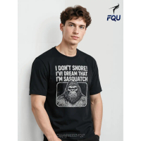 FQU Sasquatch Printed T-shirt Gothic Casual gifts for Men Men's T-Shirt