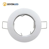 High Quality Round Led Ceiling light frame GU10/MR16 Fixture GU10 holder led down lights accessories for indoor fitting