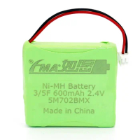 2x FMA Ni-MH 2.4V 600mAh Cordless Phone Battery iDect X3i 2SN-3/5F60H-H-JP2 or 5M702BMX GP0827 GPHP70-R00 BT 410 DECT 500 B