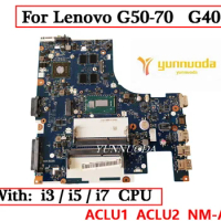 ACLU1 ACLU2 NM-A271 For Lenovo G50-70 G40-70 Laptop motherboard with I3 I5 I7 CPU HD8500MR5-M230 2GB GPU 100% Test working
