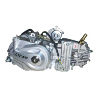 2023 China Famous Factory Lifan Engine Assembly 140CC Horizontal Engine Air -cooled Automatic Clutch 4 Stroke
