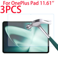 3PCS Tempered Glass For OnePlus Pad 11.61" 2023 Tablet Screen Protective Film Anti-Scratch One Plus Pad 11.61 inches