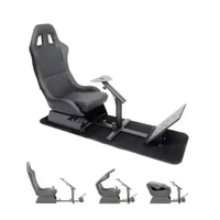 Kursi Gaming Stand Bracket Racing Simulator Stand Steering Wheel Dudukan Stir Mobil Game