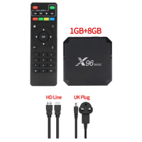 Original X96Android 9.0 Smart Amlogic S905W Quad Core 2GB 16GB 2.4G WiFi Media Player X96mini Set to