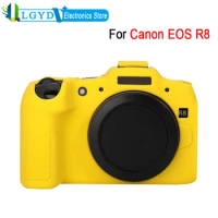 For Canon EOS R8 Camera Soft Silicone Protective Case R8 Protect Housing Cover Case