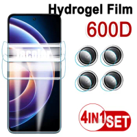 4in1 Hydrogel Film For Xiaomi Redmi Note 12R 12S 12 Turbo 12T Pro Note12 Lens Protective Glass Note12 Screen Protector Note12Pro