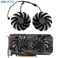 T129215SU 88mm GPU Cooler Graphics card fan for REDEON AORUS RX 480 470 580 570 GIGABYTE RX570 RX580 AORUS Cards As Replacement