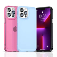 Candy Shockproof Silicone Bumper Phone Case For Apple IPhone 11/11 Pro/11 Max/12/12 Pro/12 Max/13/13 Pro/13 Pro Max